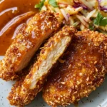 Coconut Chicken with Apricot Sauce