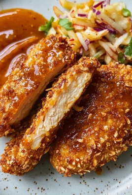 Coconut Chicken with Apricot Sauce