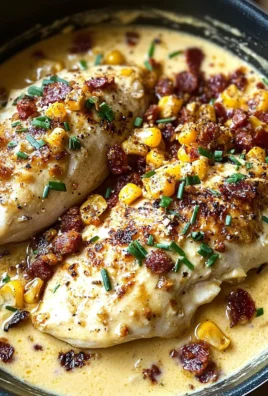 Creamy Chicken with Corn and Chorizo