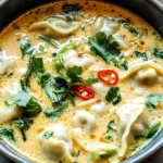 Creamy Thai Dumpling Soup: An Incredible Ultimate Recipe for 6