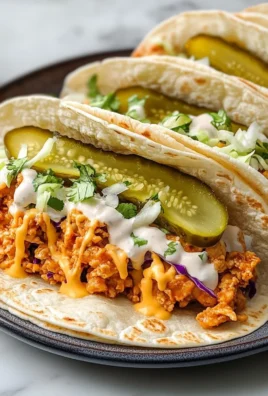 Dill Pickle Ranch Smash Chicken Tacos: A Flavorful Twist