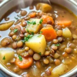 Easy Lentil Potato Soup Recipe
