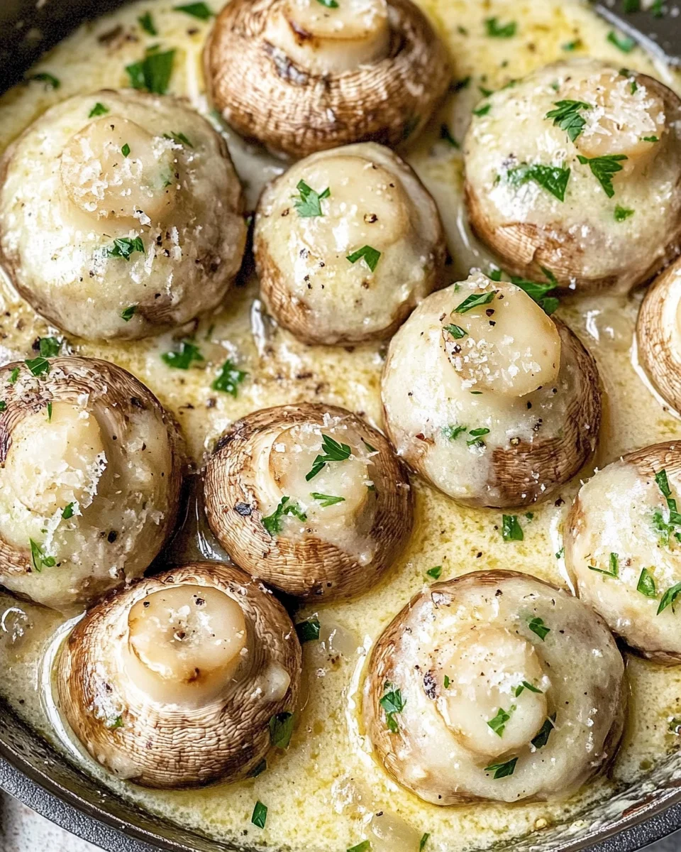 Garlic Parmesan Mushrooms