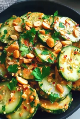 Gluten-Free Spicy Peanut Cucumber Salad - jesslovescooking