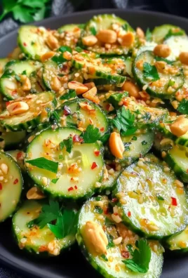 Gluten-Free Spicy Peanut Cucumber Salad - jesslovescooking