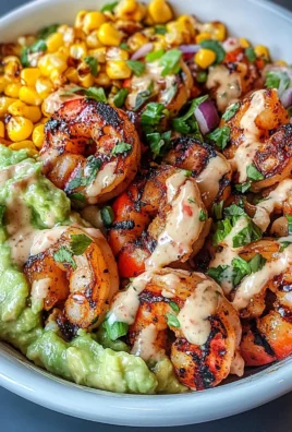 Grilled Shrimp Bowl with Avocado, Corn Salsa & Creamy Sauce Awaits You!
