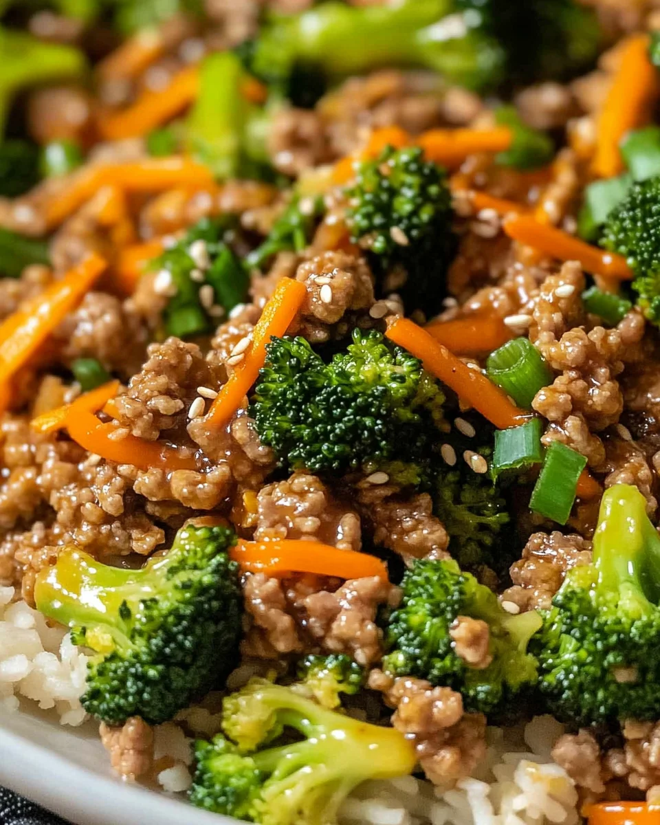 Ground Turkey Teriyaki Stir Fry