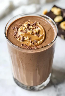 Healthy Chocolate Peanut Butter Smoothie