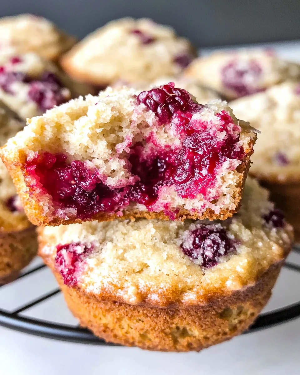 Healthy Raspberry Muffins