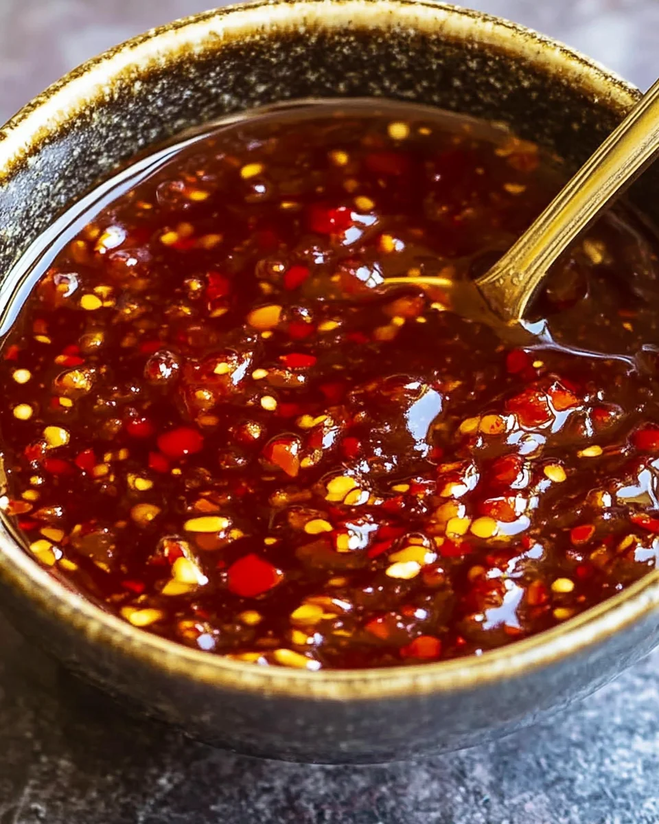 Homemade Sweet Chili Sauce