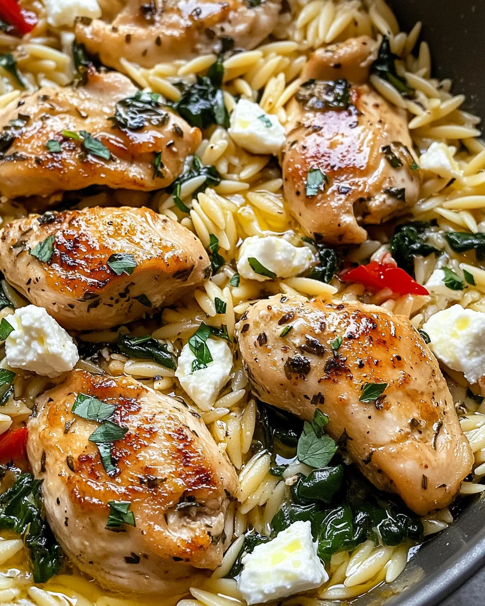 Lemon-Feta Chicken and Orzo: An Amazing Ultimate Recipe