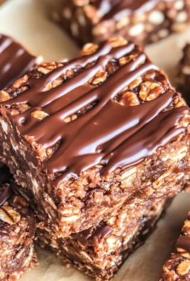 No Bake Chocolate Oatmeal Bars