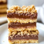 Nutella Crumb Bars