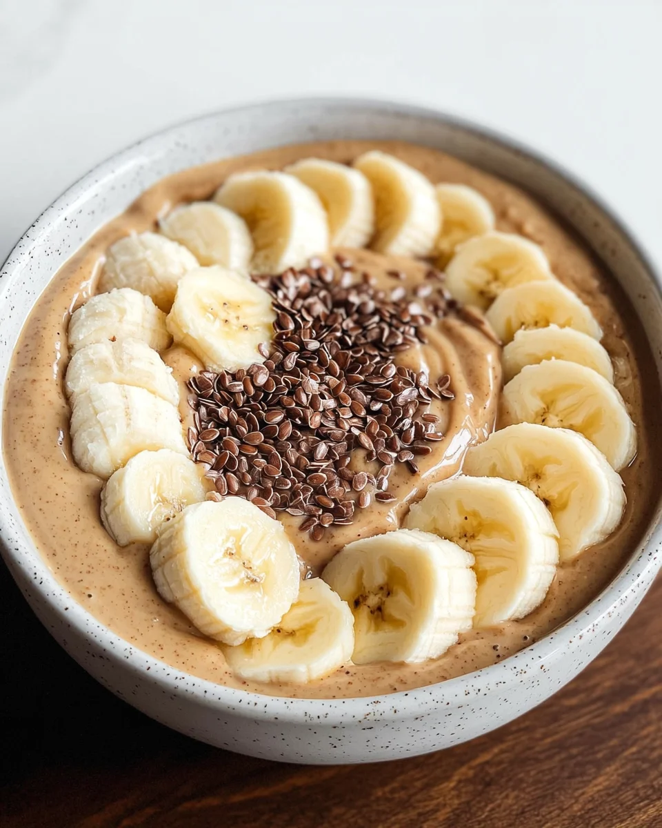 Peanut Butter Banana Smoothie Bowl