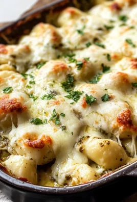 Pesto Chicken Gnocchi Bake