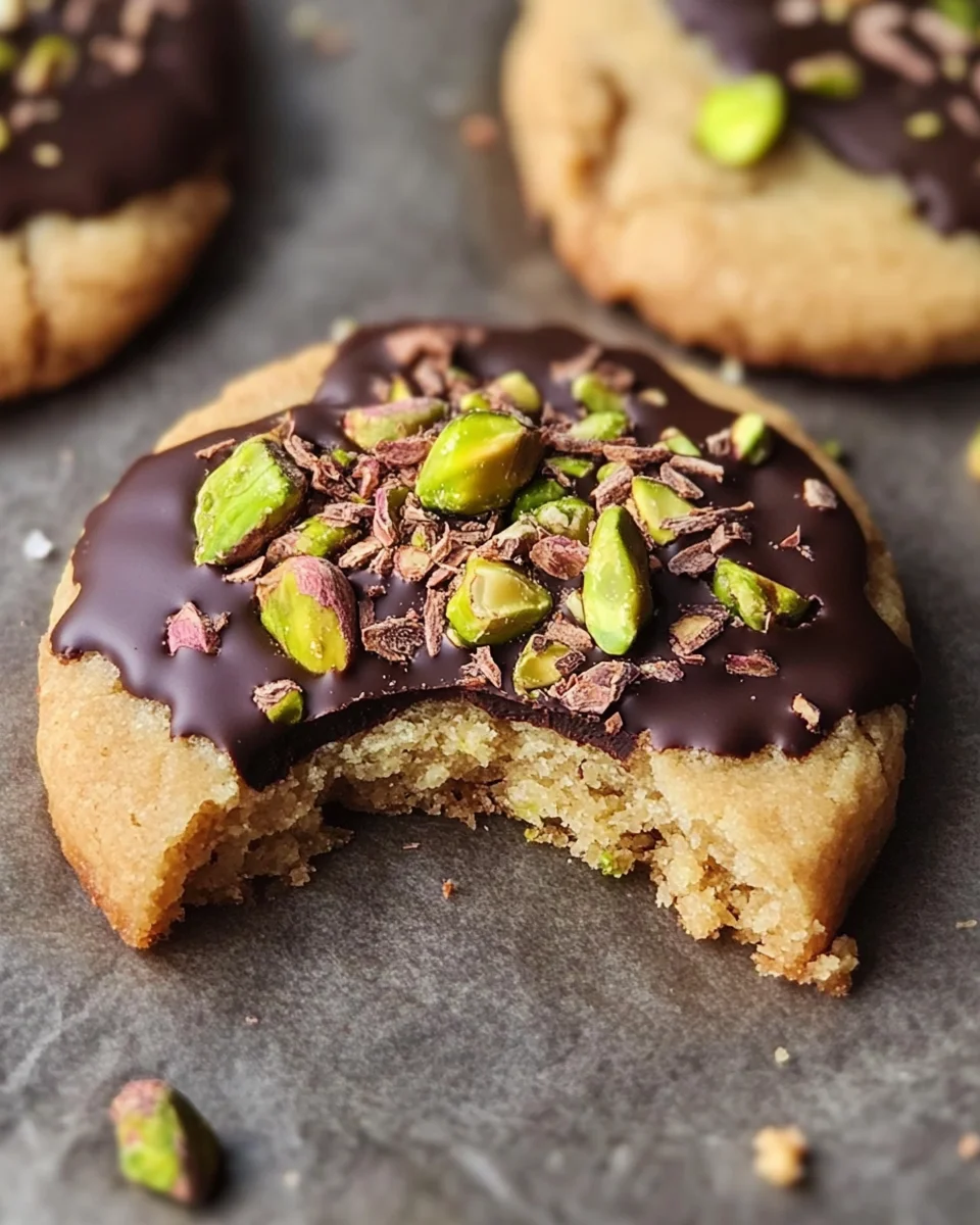 Pistachio Shortbread Cookie Recipe