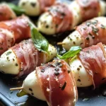 Prosciutto Wrapped Mozzarella Bites