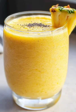 Protein Pineapple Turmeric Smoothie Recipe