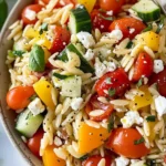 Rainbow Orzo Salad