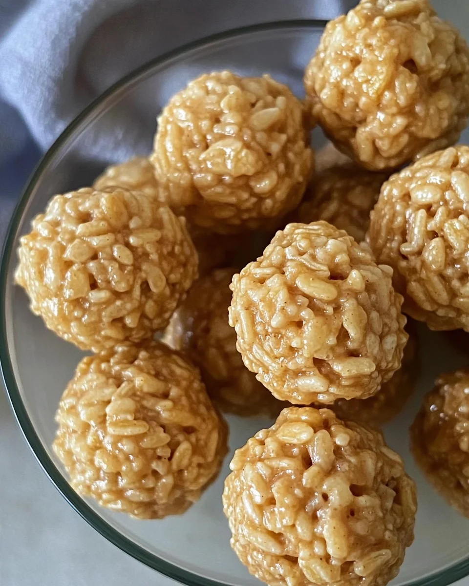Rice Crispy Peanut Butter Balls