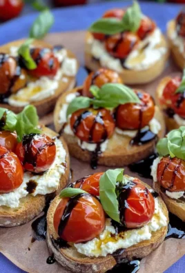 Ricotta Bruschetta with Roasted Tomatoes