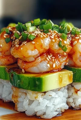 SPICY SHRIMP SUSHI STACKS