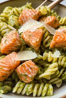Salmon Pesto Pasta