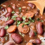 Slow Cooker Cajun Red Beans and Rice