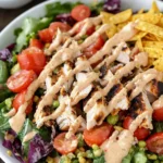 Spicy Southwest Salad with Creamy Salsa Dressing