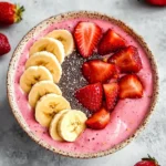 Strawberry Banana Smoothie Bowl