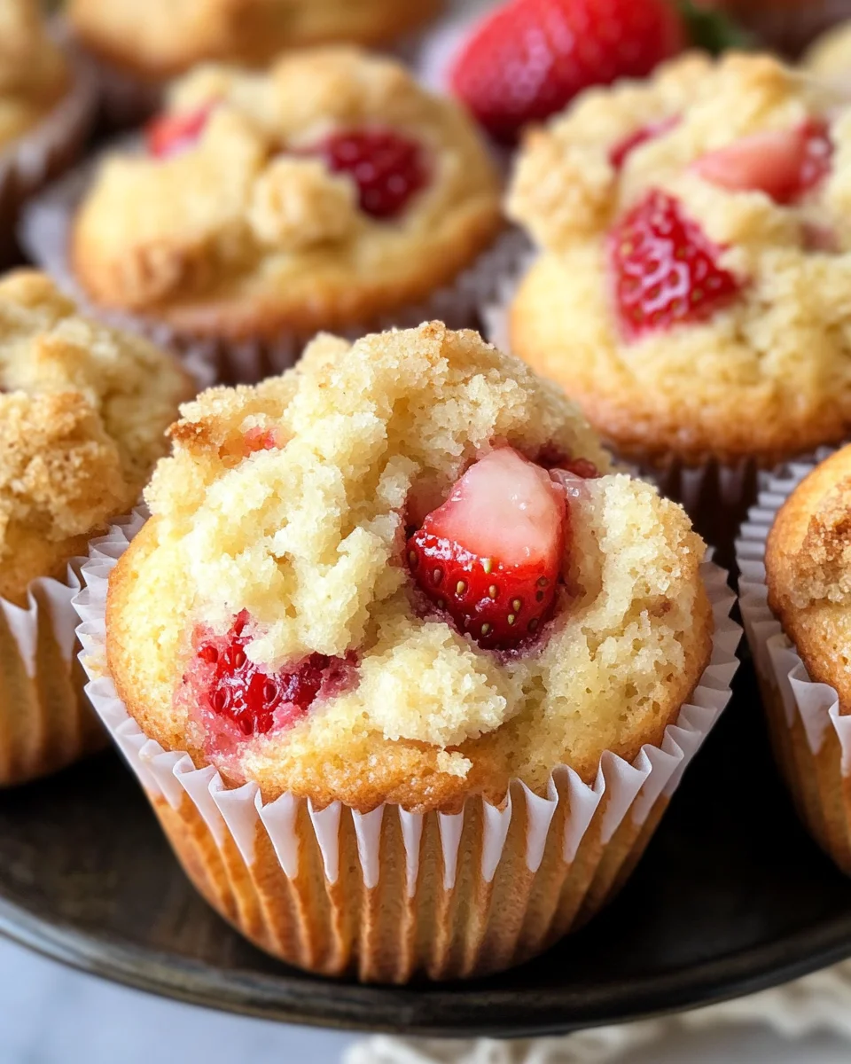 Strawberry Cream Cheese Muffins