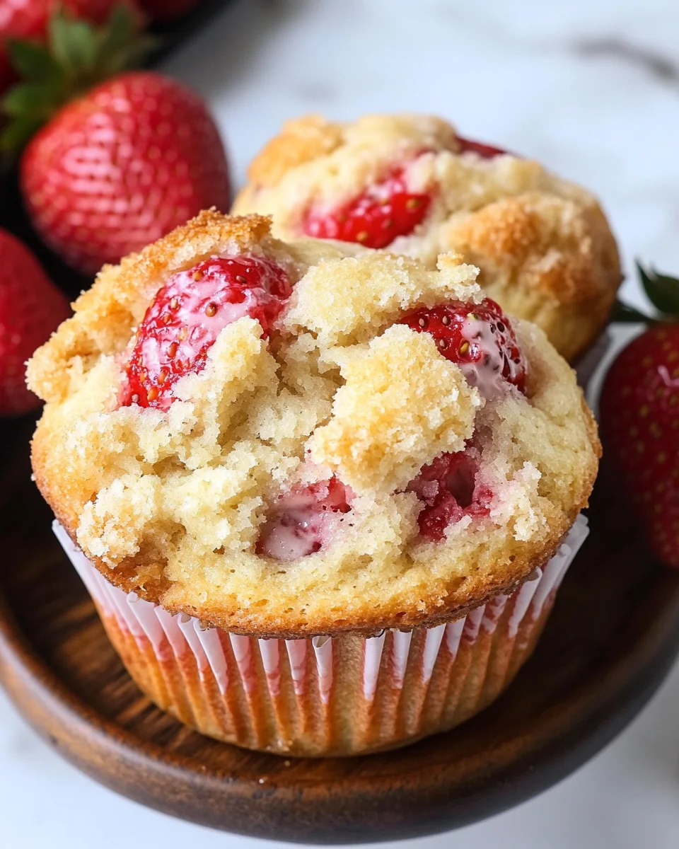Strawberry Cream Cheese Muffins
