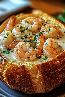 Stuffed Seafood Soup Bread Bowl