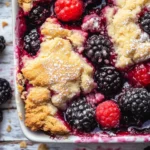 Sugar Cookie Berry Cobbler (Dump & Bake Recipe)