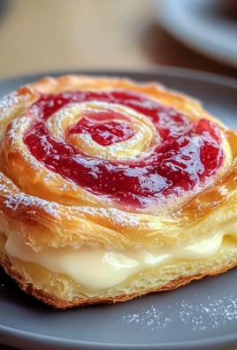 Sugar Raspberry Danish Bun