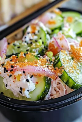 Sushi Cucumber Salad: Nutritious, Quick, and Full of Flavor