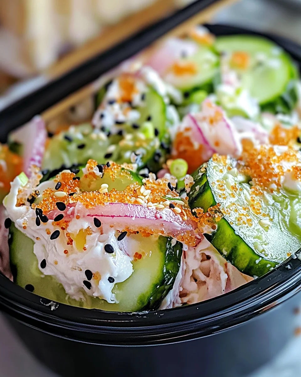 Sushi Cucumber Salad: Nutritious, Quick, and Full of Flavor