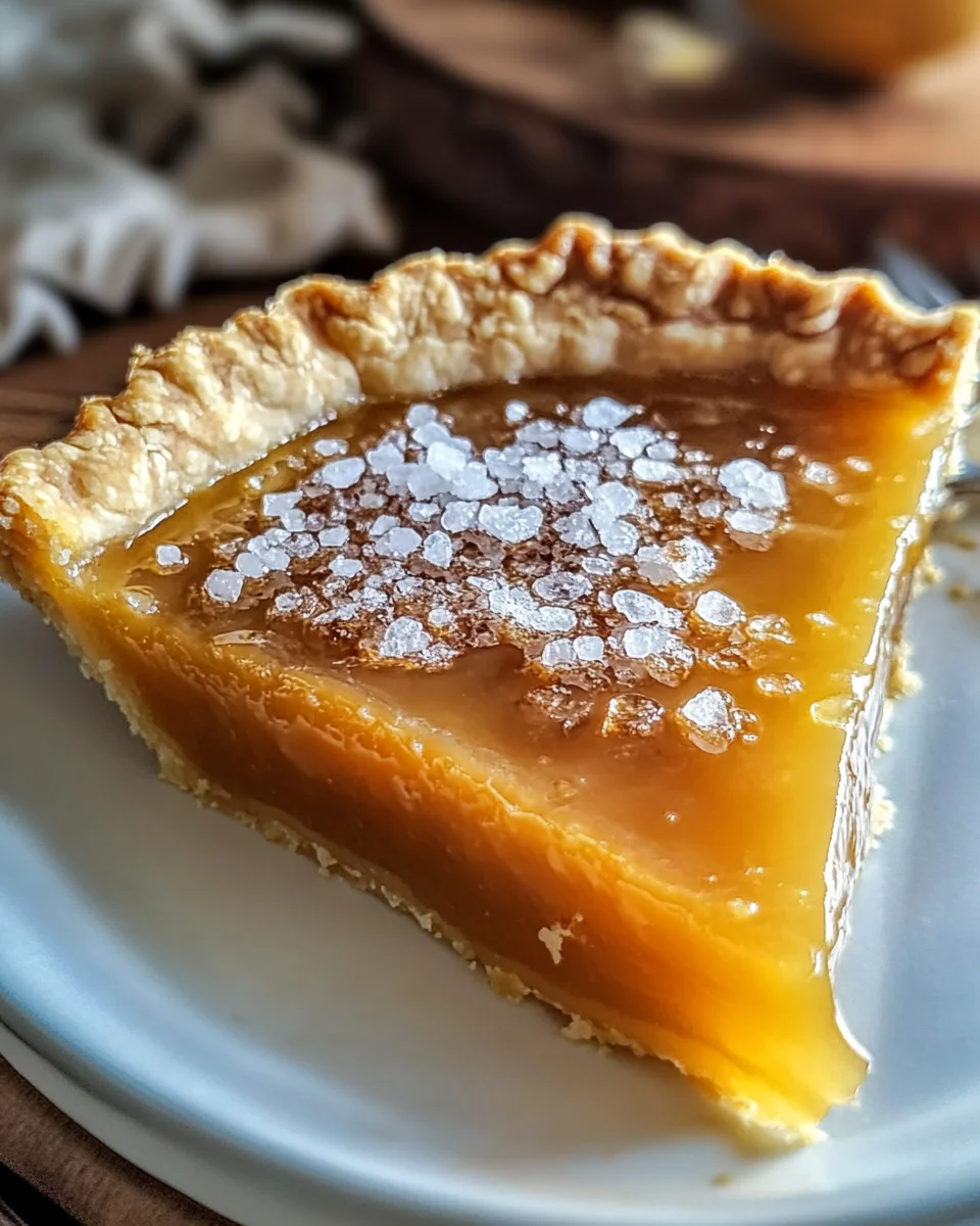 Sweet & Salty Salted Whiskey Honey Pie You’ll Crave Tonight