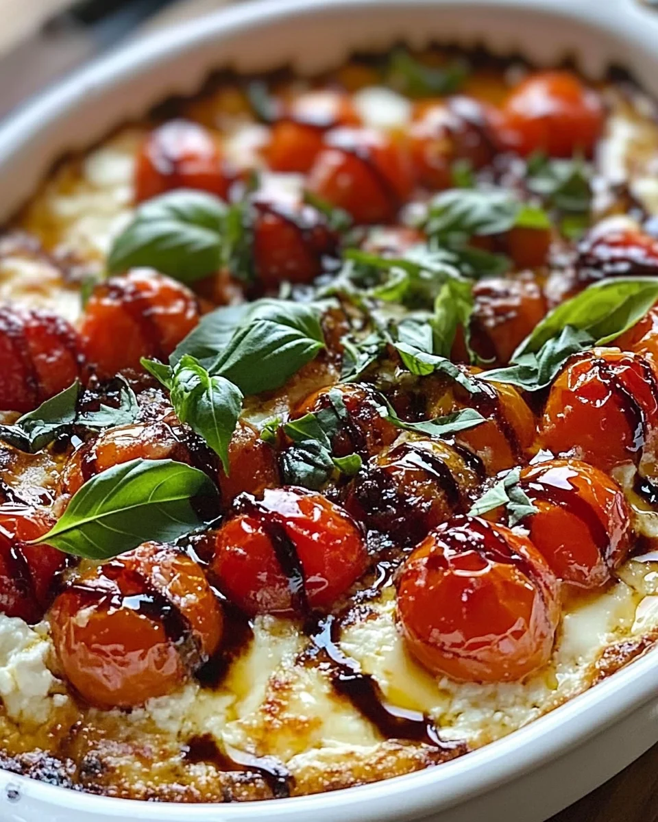 Three-Cheese Tomato Bruschetta Dip Recipe