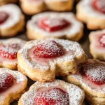 Valentine’s Day Strawberry Shortbread Cookies