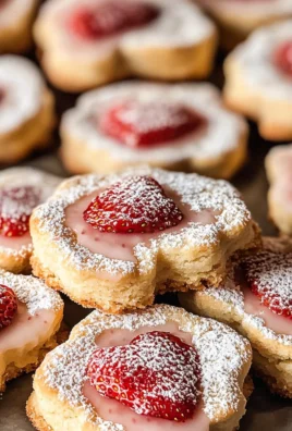 Valentine’s Day Strawberry Shortbread Cookies