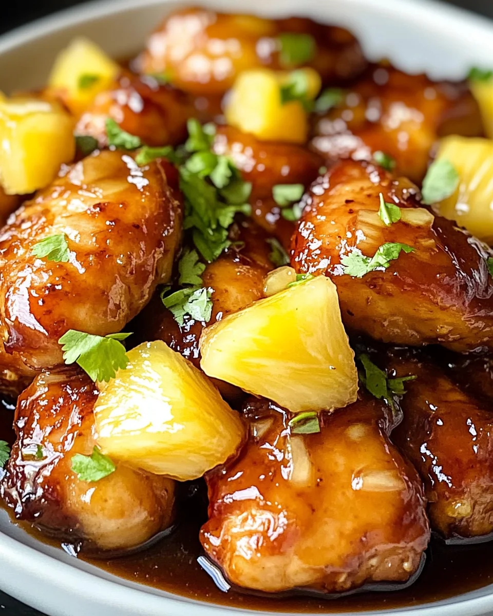brown sugar pineapple chicken