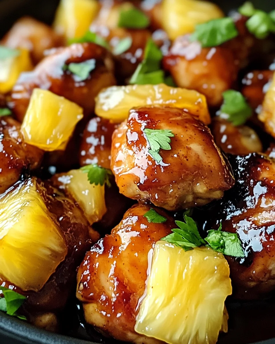 brown sugar pineapple chicken