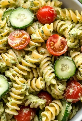 creamy avocado ranch pasta salad