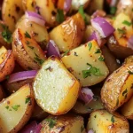 honey mustard roasted potato salad