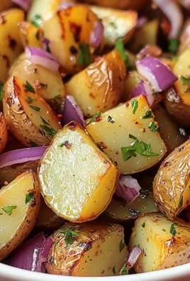 honey mustard roasted potato salad