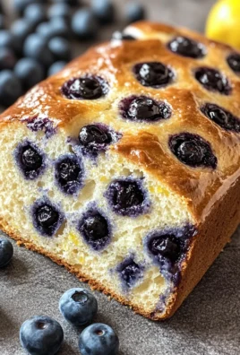 lemon blueberry sourdough breakfast loaf