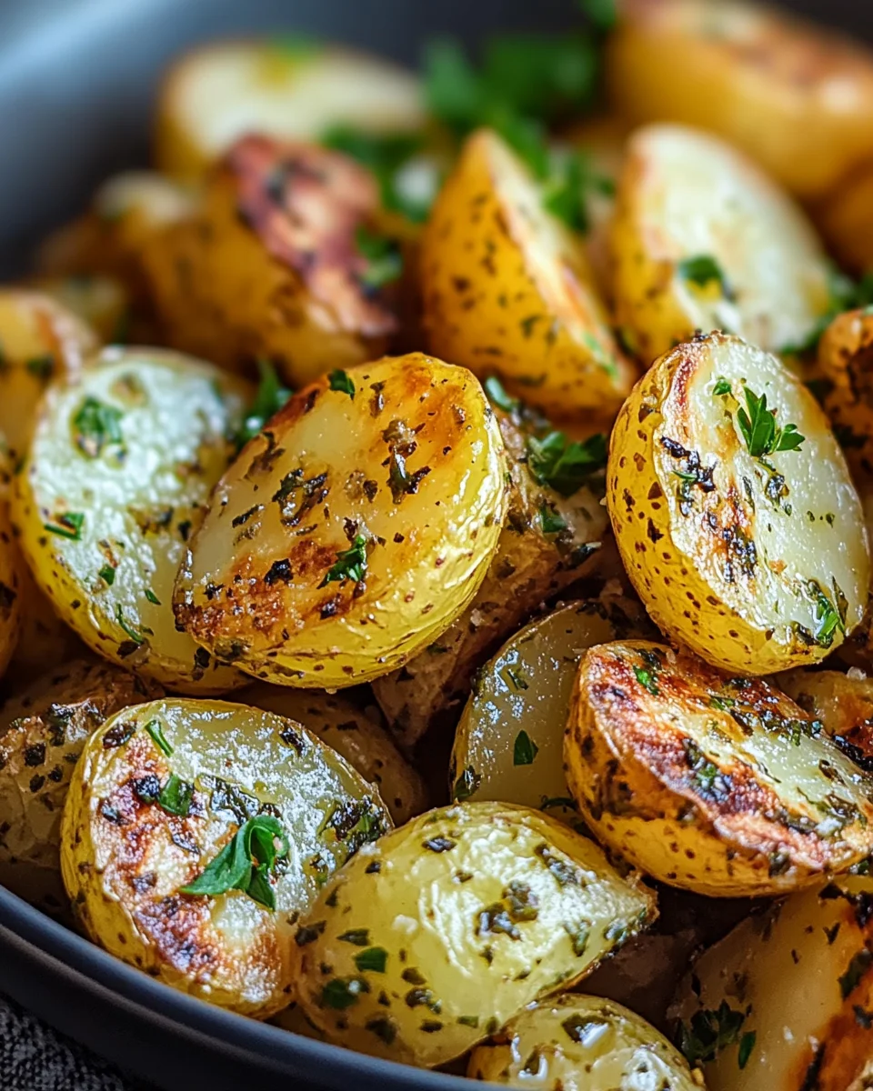 roasted lemon herb potato salad