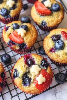 4th of July Breakfast Muffins