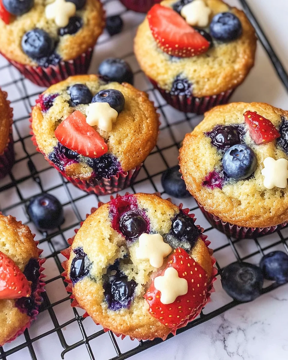 4th of July Breakfast Muffins